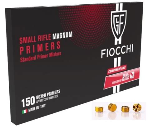 Amorces Fiocchi Primers Small Rifle Magnum 150 Rechargement Sur