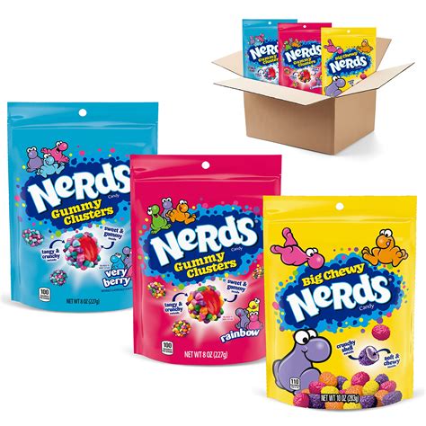 Buy Nerds Gummy Clusters Variety Pack Rainbow Gummy Clusters Very Berry Gummy Clusters Big