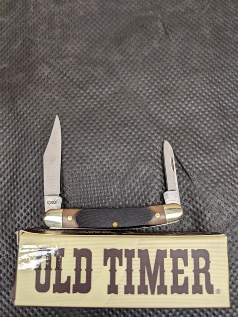 Schrade Old Timer Saw Cut Minuteman Blade Folding Pocket Knife Ot