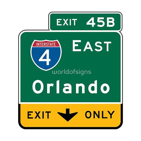 Orlando Fl Road Sign Usa By Worldofsigns Road Signs Orlando