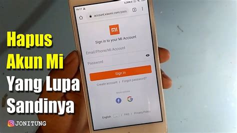 Selain itu dengan adanya akun mi, anda bisa melacak hp xiaomi yang hilang atau dicuri. Cara Hapus Akun Mi Yang Lupa Sandi ALL XIAOMI Work 100% - YouTube