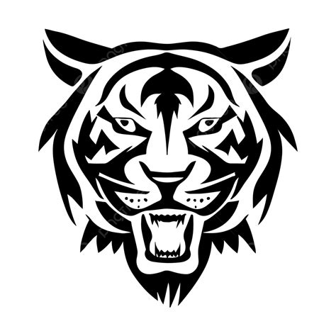 Desain Vektor Harimau Karya Seni Harimau Tato Harimau Satwa Png Dan