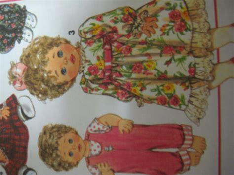 Vtg Simplicity Baby Doll Clothes Sewing Pattern 8956 Ebay
