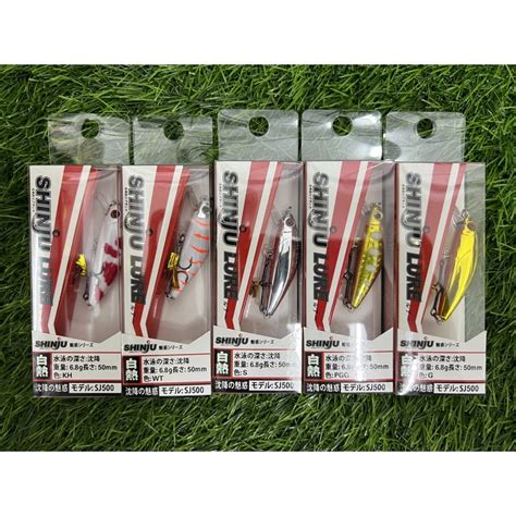 Shinju Lure Agile Minnow Sj500 Sinking Minnow Lure Shopee Malaysia