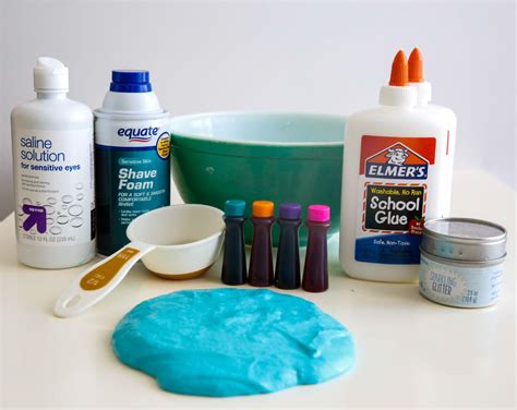 Why make slime without glue? Fluffy Slime Recipe - Thirty Handmade Days - Shaving Cream ...