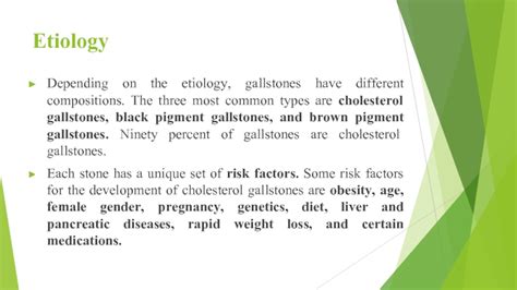 Gallstones Cholelithiasis презентация доклад