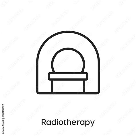 Radiotherapy Icon Vector Radiation Icon Vector Symbol Illustration