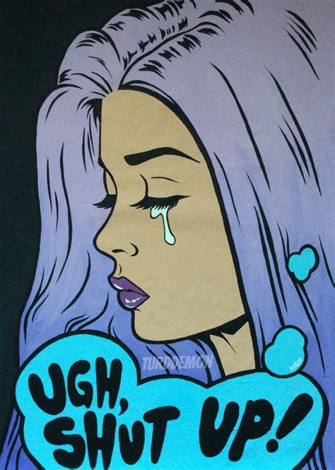 Aesthetic Comic Grunge Purple Sad Image 4429941 By Kristyd On