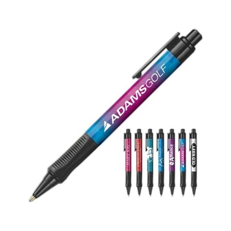 Custom Promotional Holographic Grip Write Pen