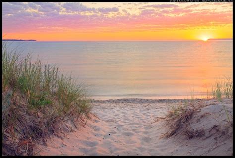 Pure Michigan Summer Sunset Sleeping Bear Dunes Michigan Pictures I