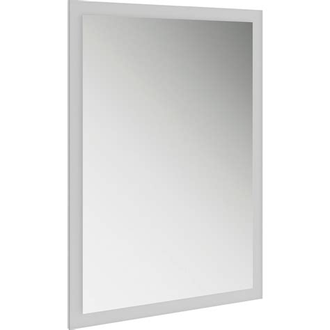 Make sure it's even on all sides before glueing. Rectangular Illuminated Bathroom mirror (H)700mm (W)500mm ...
