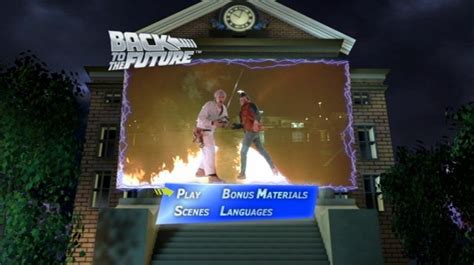 Back To The Future 1985 Dvd Menus