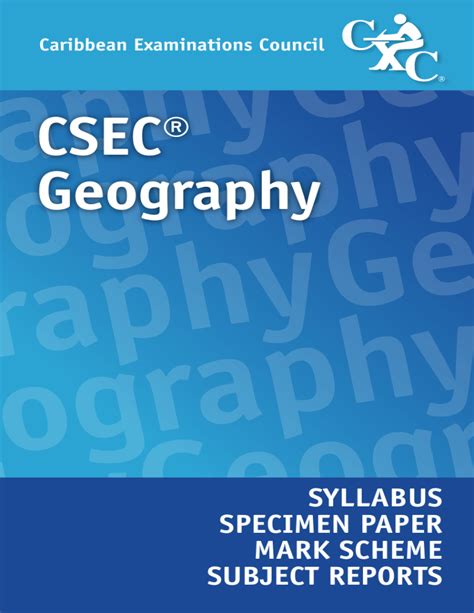 Csec Geography Syllabus 1