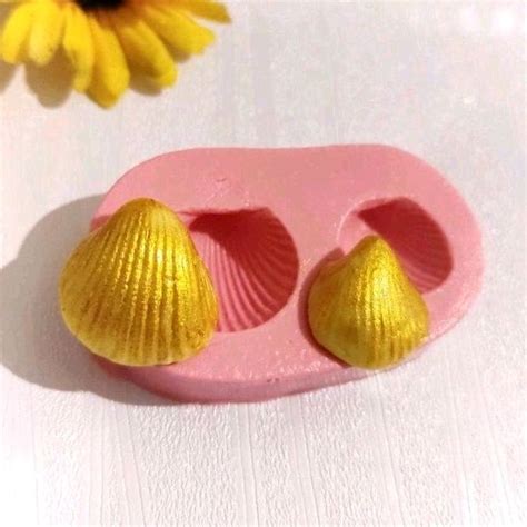 molde de silicone mini conchas ideal para trabalhos com modelagens shopee brasil
