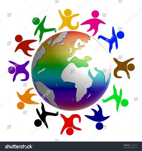 Peace Around The Earth Stock Photo 12534529 Shutterstock