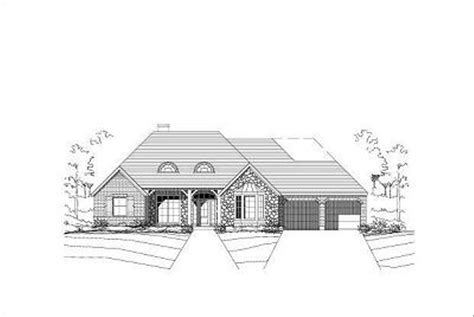Traditional Style House Plan 3 Beds 25 Baths 2747 Sqft Plan 411