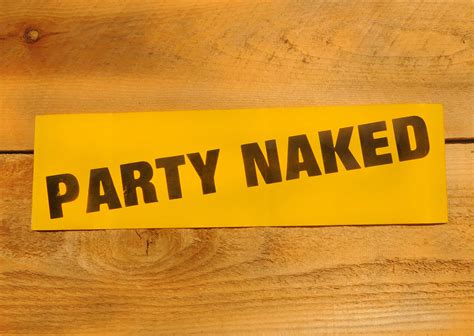 Bumper Stickers Paper And Party Supplies Vintage Deadstock Party Naked