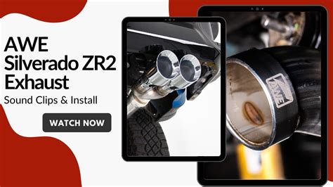 Awe 2022 Chevrolet Silverado Zr2 Exhaust Sound Clips And Install
