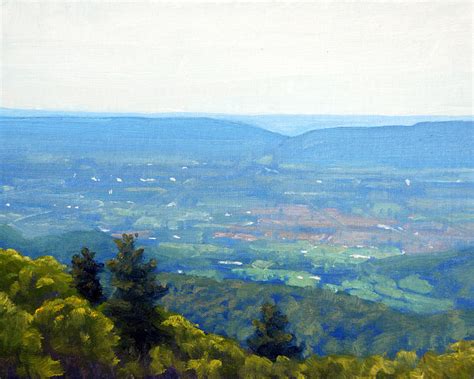 Shenandoah Valley Overlook Painting By Armand Cabrera Fine Art America