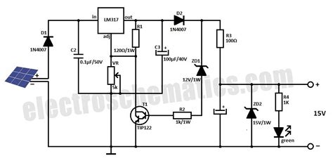 12V Solar Inverter Battery Charger - ElectroSchematics.com