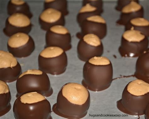 Chubby hubby buckeye peanut butter truffles recipe. Buckeyes - Hugs and Cookies XOXO