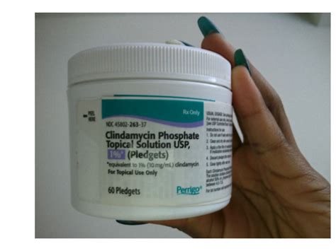 Clindamycin Phosphate Topical Solution Usp 1 Pledgets 60 Pledgets