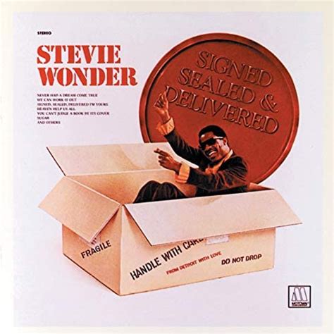 Play Signed Sealed And Delivered By Stevie Wonder On Amazon Music