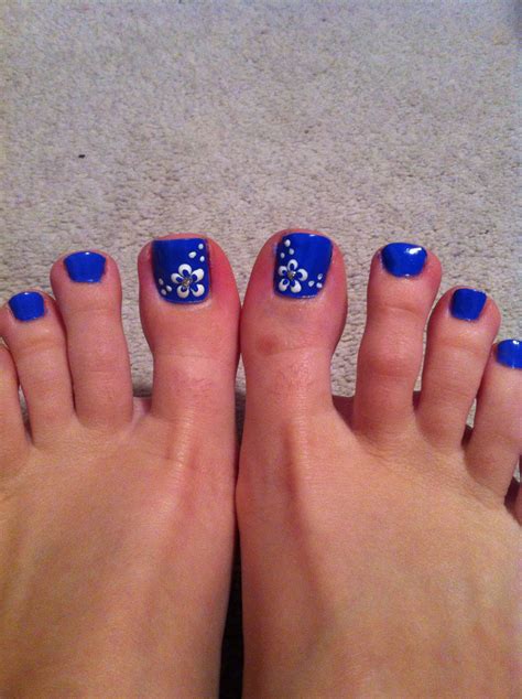 5 Blue Toe Nail Art Designs Juli History