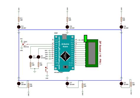 Arduino Nano Block Diagram Arduino Based Digital Clock With Alarm