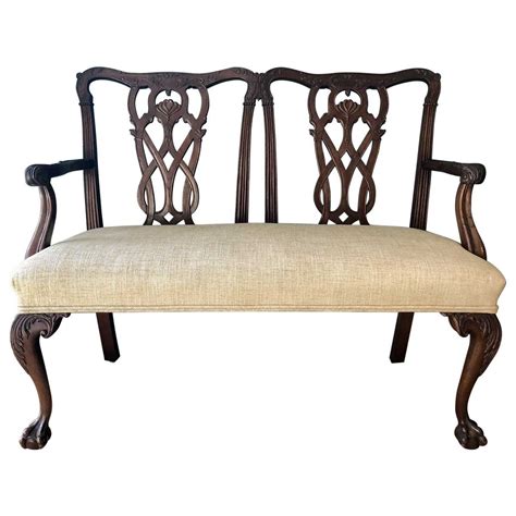 Seating George Iii Style Chippendale Settee 9943 Rubbish