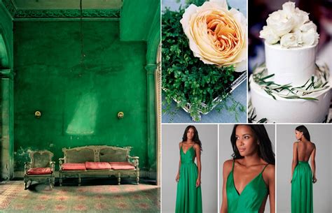 Emerald Green Wedding Color Inspiration