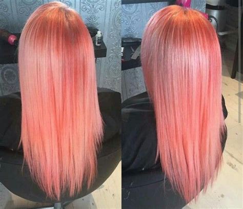 Peach hair color is easier to achieve and maintain than you think—check out advice from experts and photo keep hair looking bright like sienna miller's peach 'do. Pink coral pastel hair … | Coral hair, Beauty hair color ...