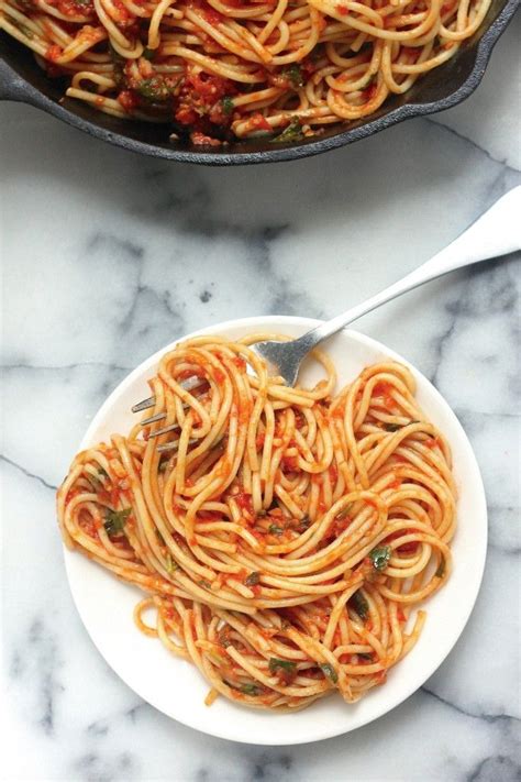 Simple Spaghetti Fra Diavolo Baker By Nature Recipe Tasty Pasta