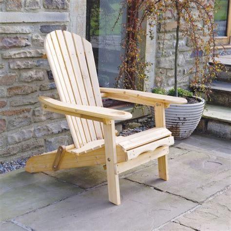 Had to add some shims. Adirondack Garden Lounger Chair with Pull Out Leg Rest ...