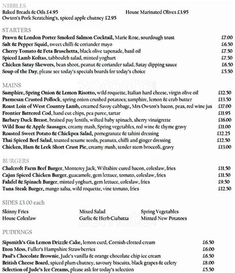 red hare bar menu