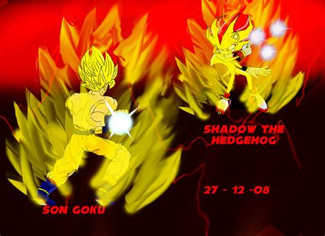 Goku Vs Shadow By Gamefreak2008 On Deviantart
