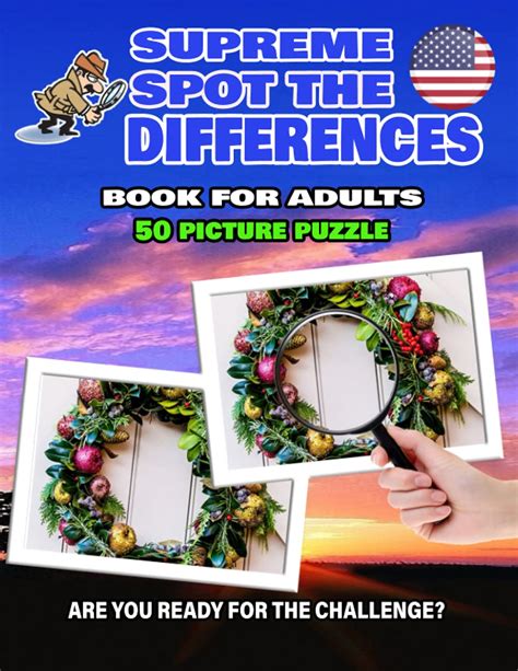 Buy Supreme Spot The Difference Book For Adults 50 Picture Puzzle