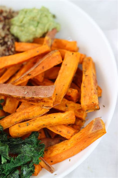 So which is healthier—potatoes or sweet potatoes? Smoked Paprika Sweet Potato Fries with Roasted Zucchini ...