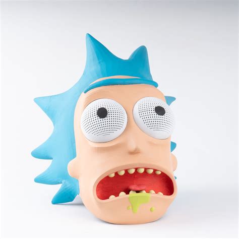 Rick And Morty Mask Wearable Mask Cosplay Etsy