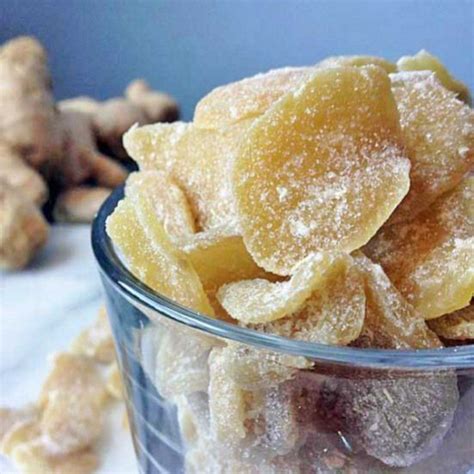 The Best Crystallized Ginger Candy Recipe An Easy Nutritious Treat Foodal Recipe Ginger