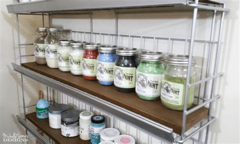 Create A Paint Storage Shelf You Can Display Proudly In Your Home