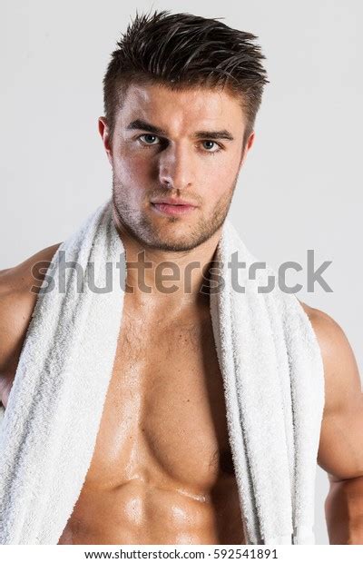 Fit Muscular Male Body Stock Picture Stock Photo 592541891 Shutterstock