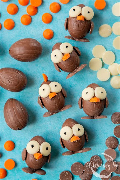 Chocolate Chicks Made With Creme Eggs For Easter A Mummy Too
