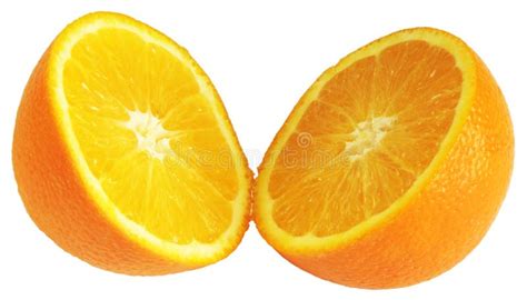 Orange Divided In Half Stock Image Image Of Fruit Divide 8047845