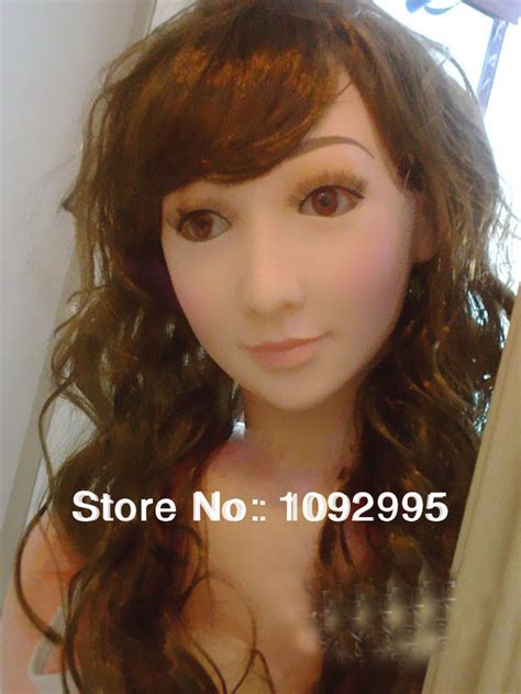 Free Shipping New 3d Realistic Solid Full Silicone Sex Doll Entity Head