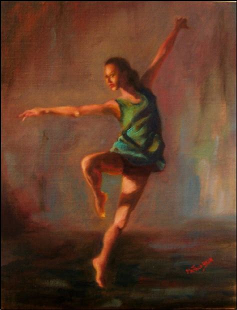 Paint Dance Allegro 11x14 Oil On Linen By Maryanne Jacobsen