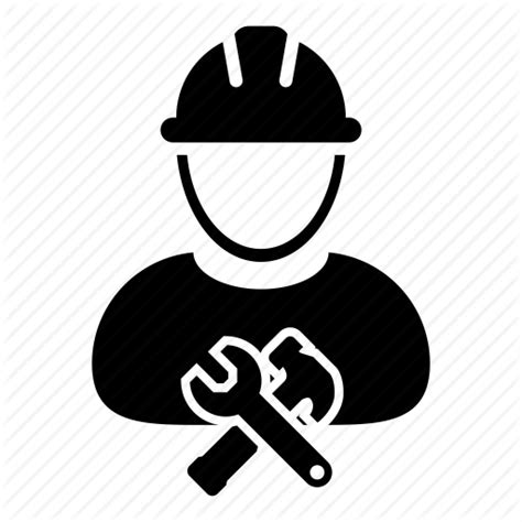 Worker Icons Construction Engineer Craftsmen Workman Icons By