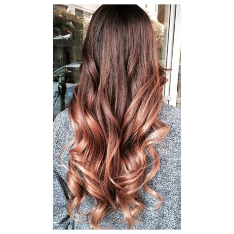 Rose Gold This Seasons Hottest Hue Brown Ombre Hair Hair