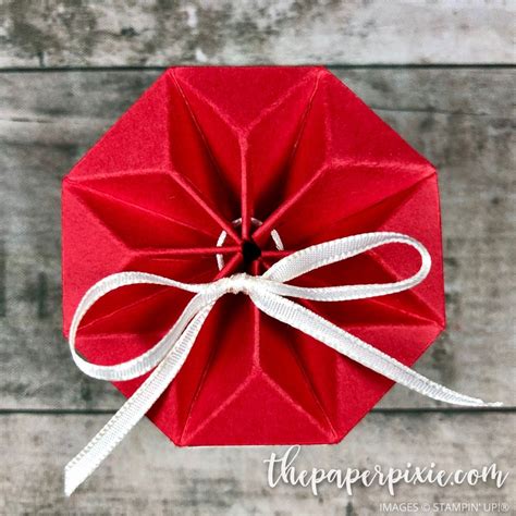 Octagon Star Gift Box With Video Tutorial The Paper Pixie Origami Gift Box Star Gift Diy