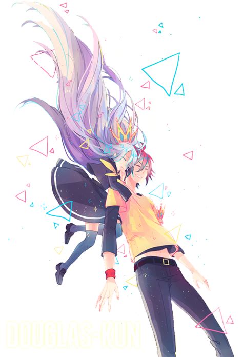Render Sora Y Shiro By Doulgas Kun01 No Game No Life Clipart Large